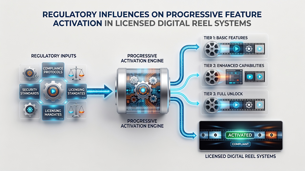 Regulatory compliance documentation and testing equipment for progressive features in digital gaming systems